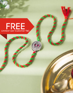 * FREE Multi Metal Geometrical Motif Rakhi - LIMITED