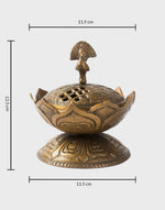 Gold Mehnoor Metal Dhuna Gift Set