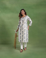 Natural Cotton Silk Long Kurta