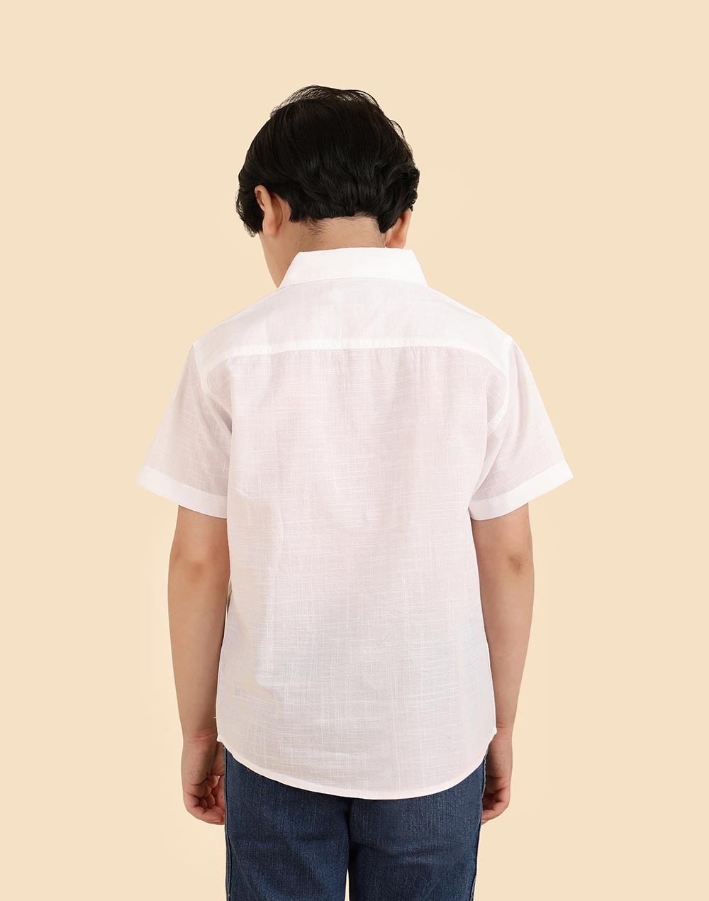 White Cotton Chikankari Shirt
