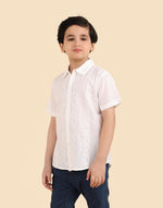 White Cotton Chikankari Shirt