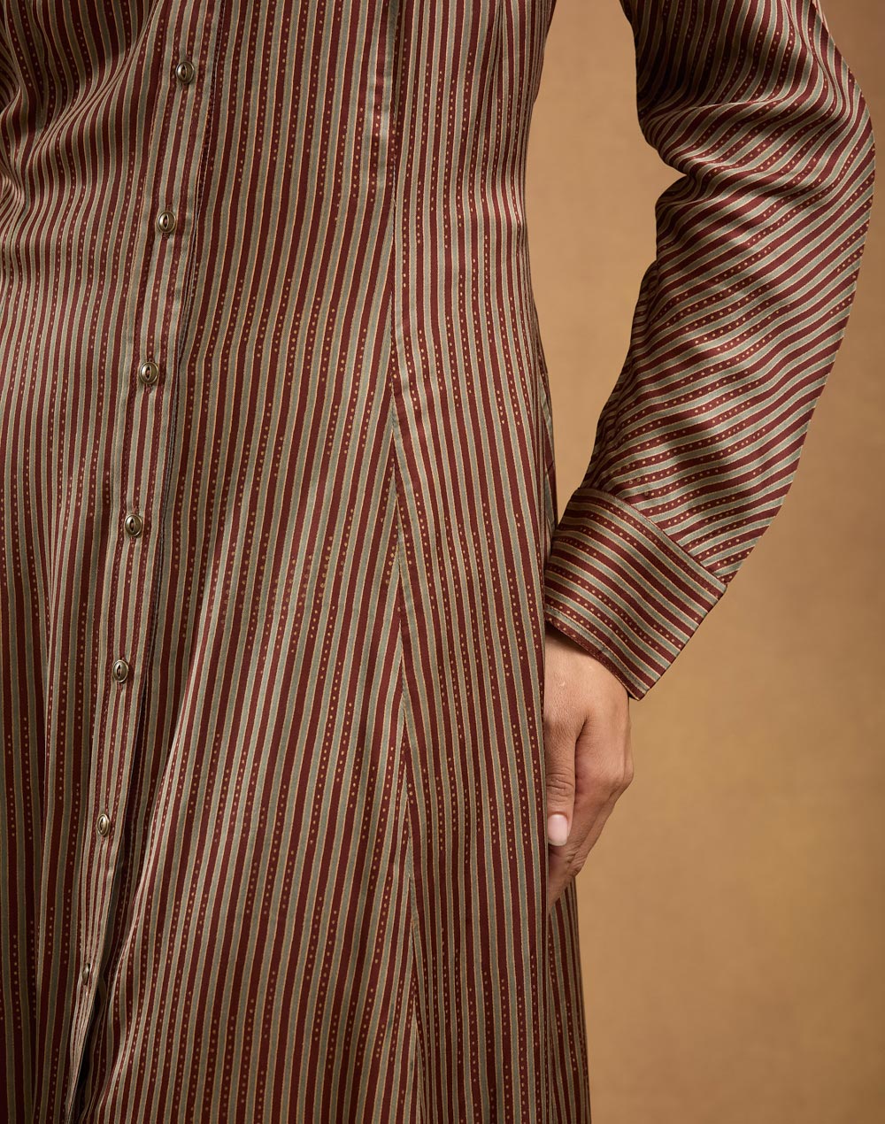 Red Viscose Maxi