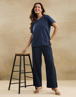 Blue Cotton T-Shirt