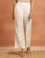 Natural Cotton Linen Casual Wide Leg Pant