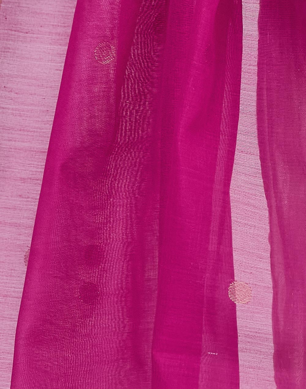 Pink Cotton Silk Blend Dupatta