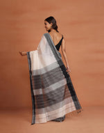 Natural Cotton Silk Blend Woven Wonders Maheshwari Sari