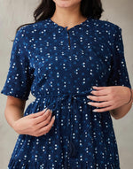 Indigo Cotton Dabu Maxi