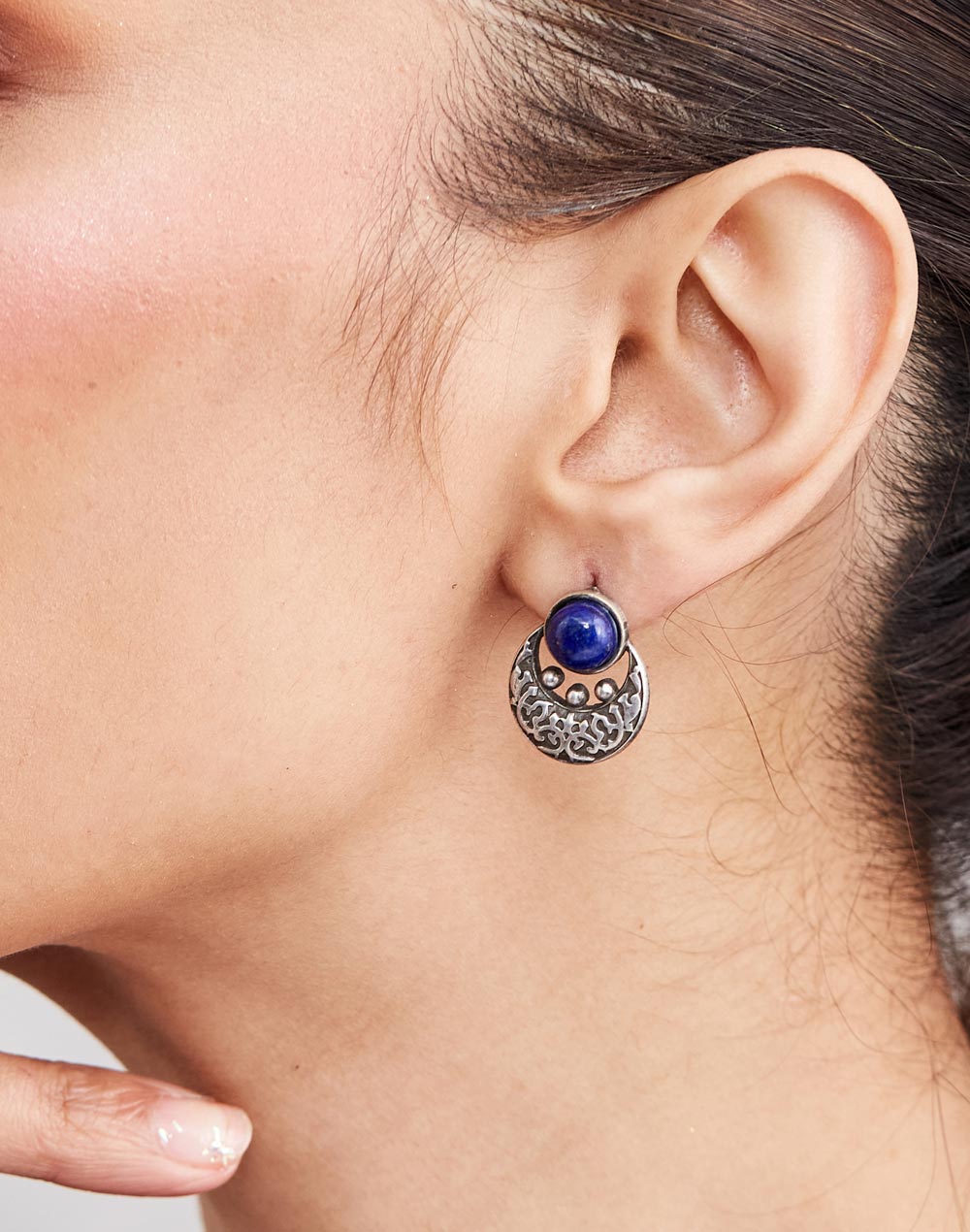 Metal Studs Earrings