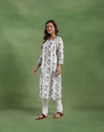 Natural Cotton Silk Long Kurta
