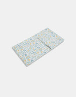 Teal Cotton Printed Bed Sheet With 2 Pillow Covers