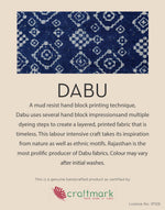 Indigo Cotton Dabu Maxi