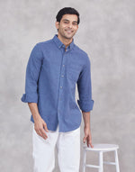 Blue Cotton Shirt