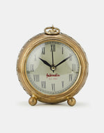 Golden Kavya Metal Table Clock