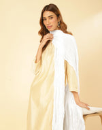 White Cotton Woven Dupatta
