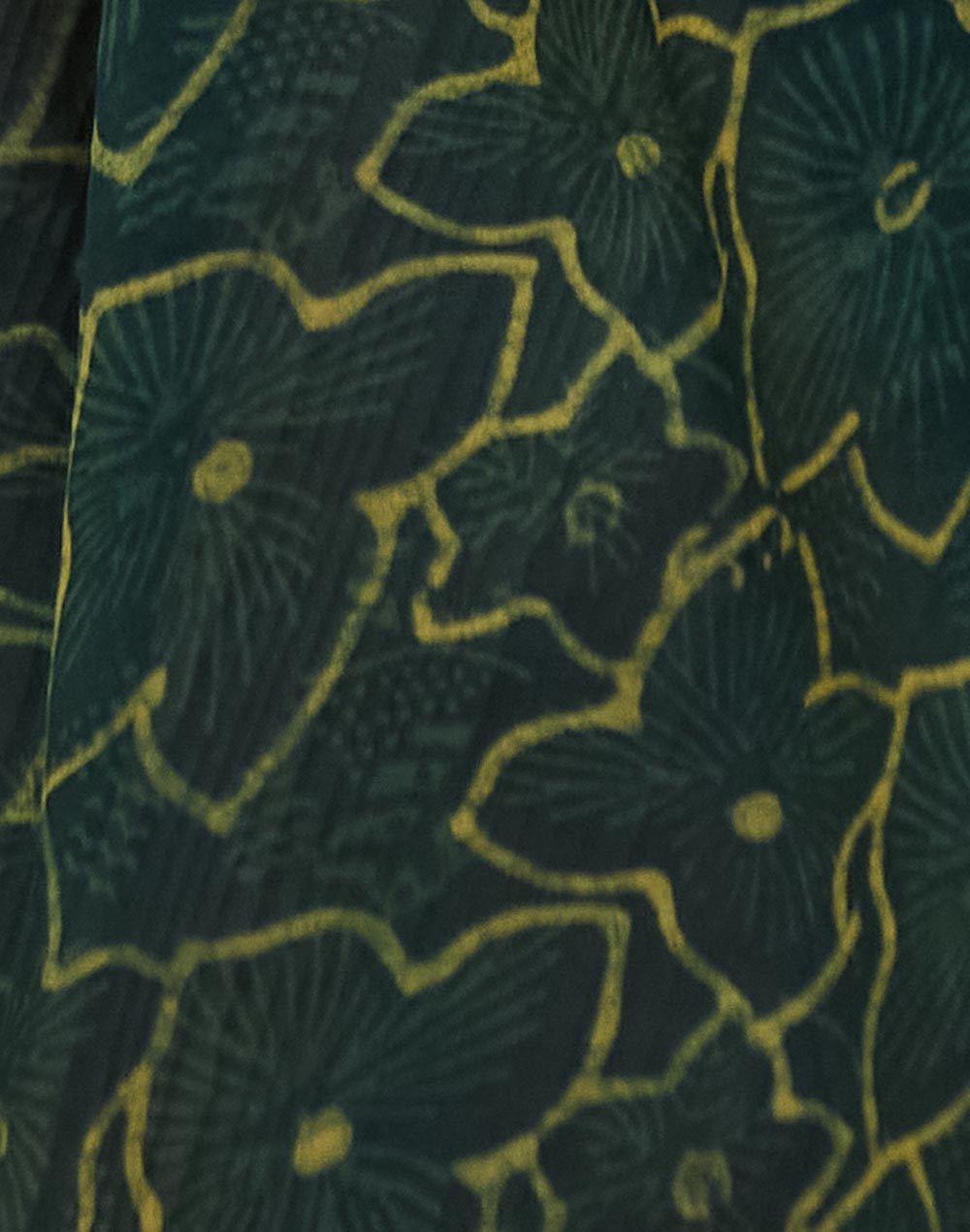 Green Cotton Silk Blend Dabu Printed Dupatta