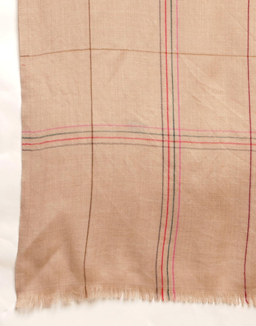 Beige Wool Shawl
