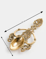 Gold Mehnoor Metal Puja Diya Gift Set
