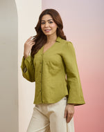 Green Shirt with full sleeves