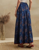 Indigo Cotton Ghera Skirt