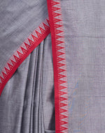 Grey Cotton Sari