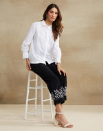 White Cotton Chikankari Shirt