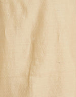 Beige Cotton Silk Embroidered Slim Fit Short Kurta