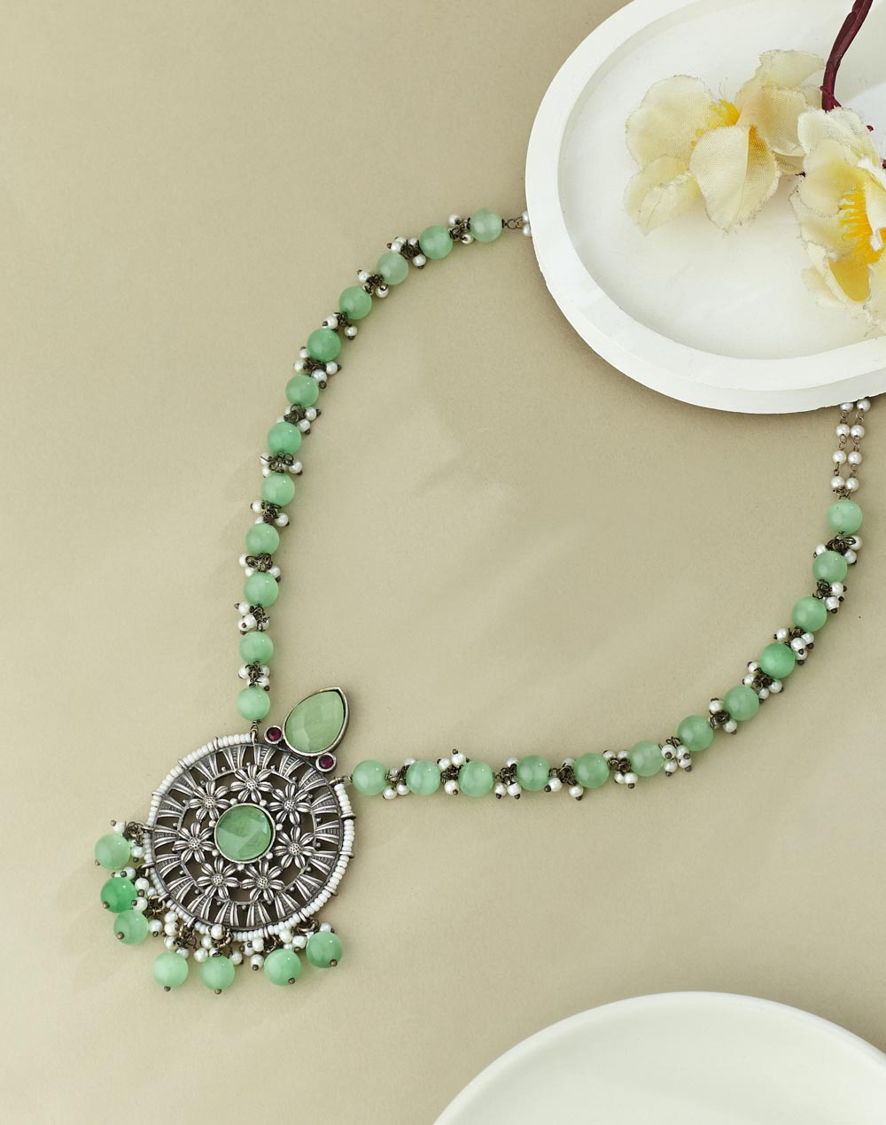 Metal Long Necklace
