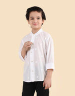 White Cotton Chikankari Shirt