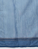 Blue Cotton Silk Blend Maheshwari Woven Wonders Sari