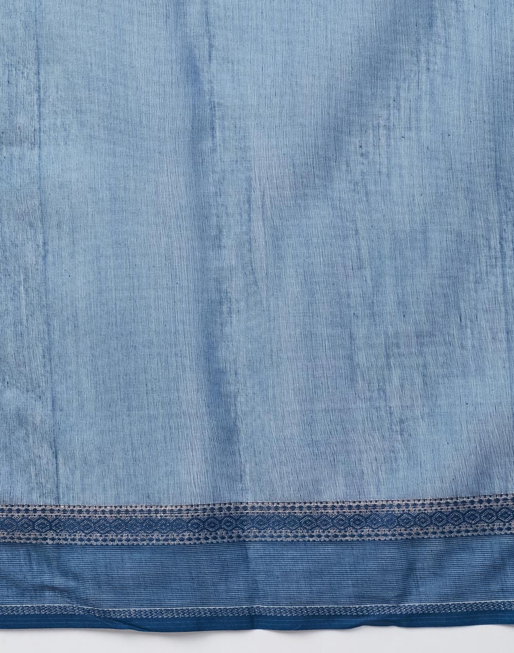 Blue Cotton Silk Blend Maheshwari Woven Wonders Sari