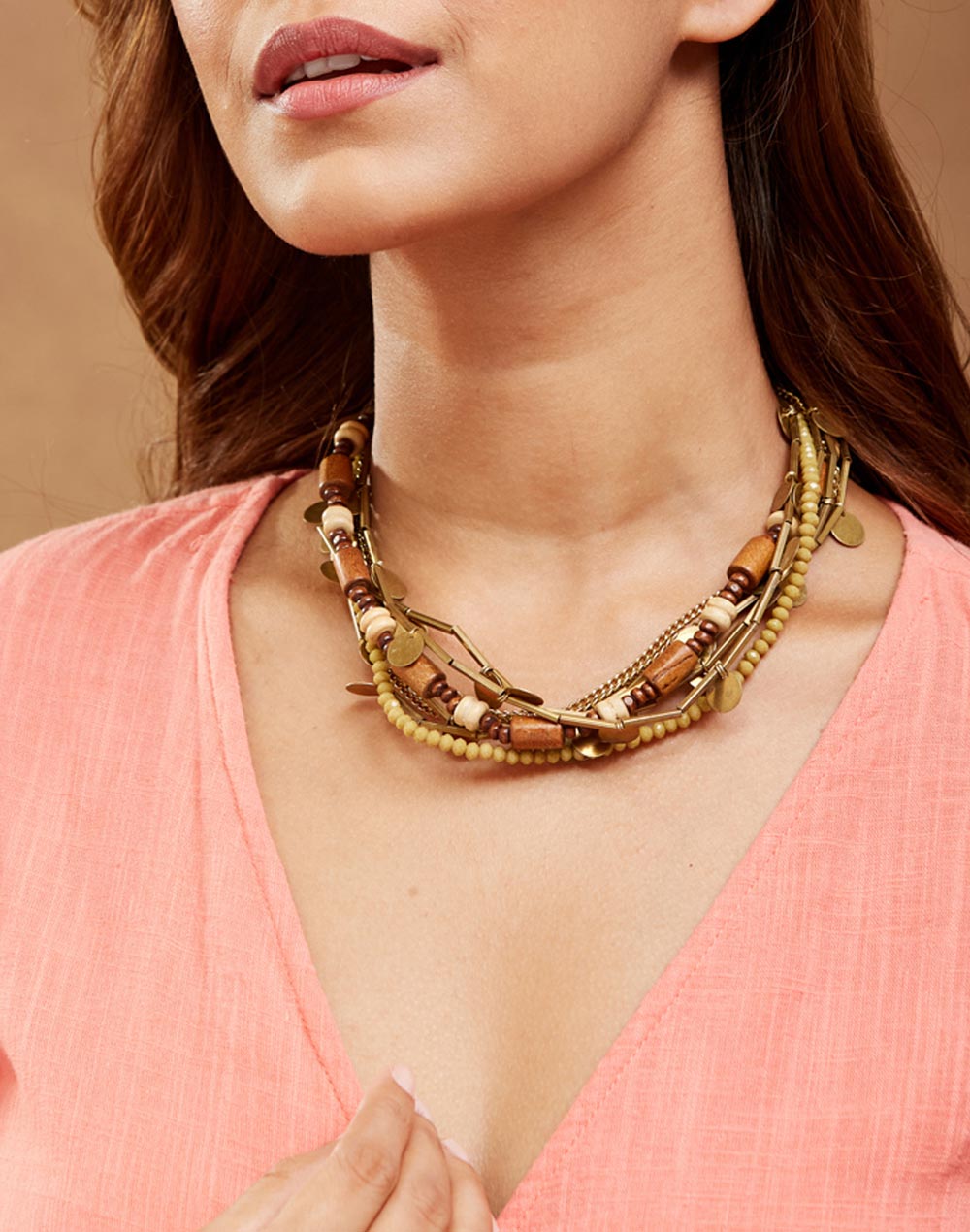 Metal Short Necklace