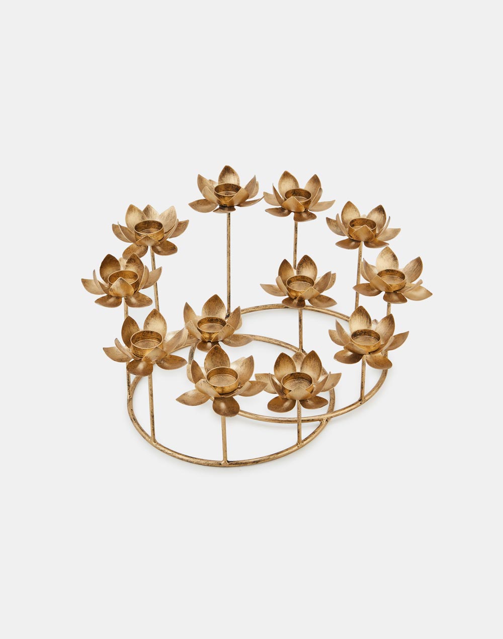 Golden Raivath Metal Tlite Holder