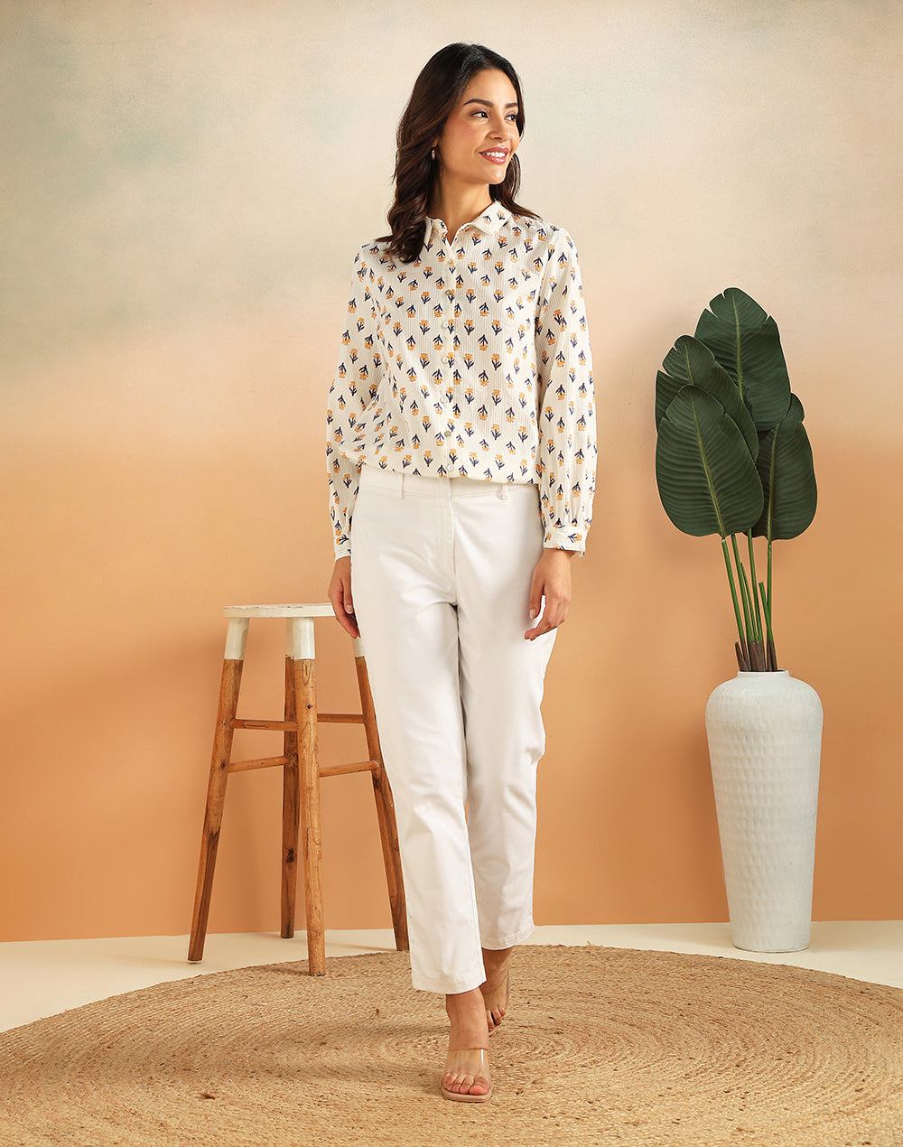 Yellow Cotton Alma Shirt