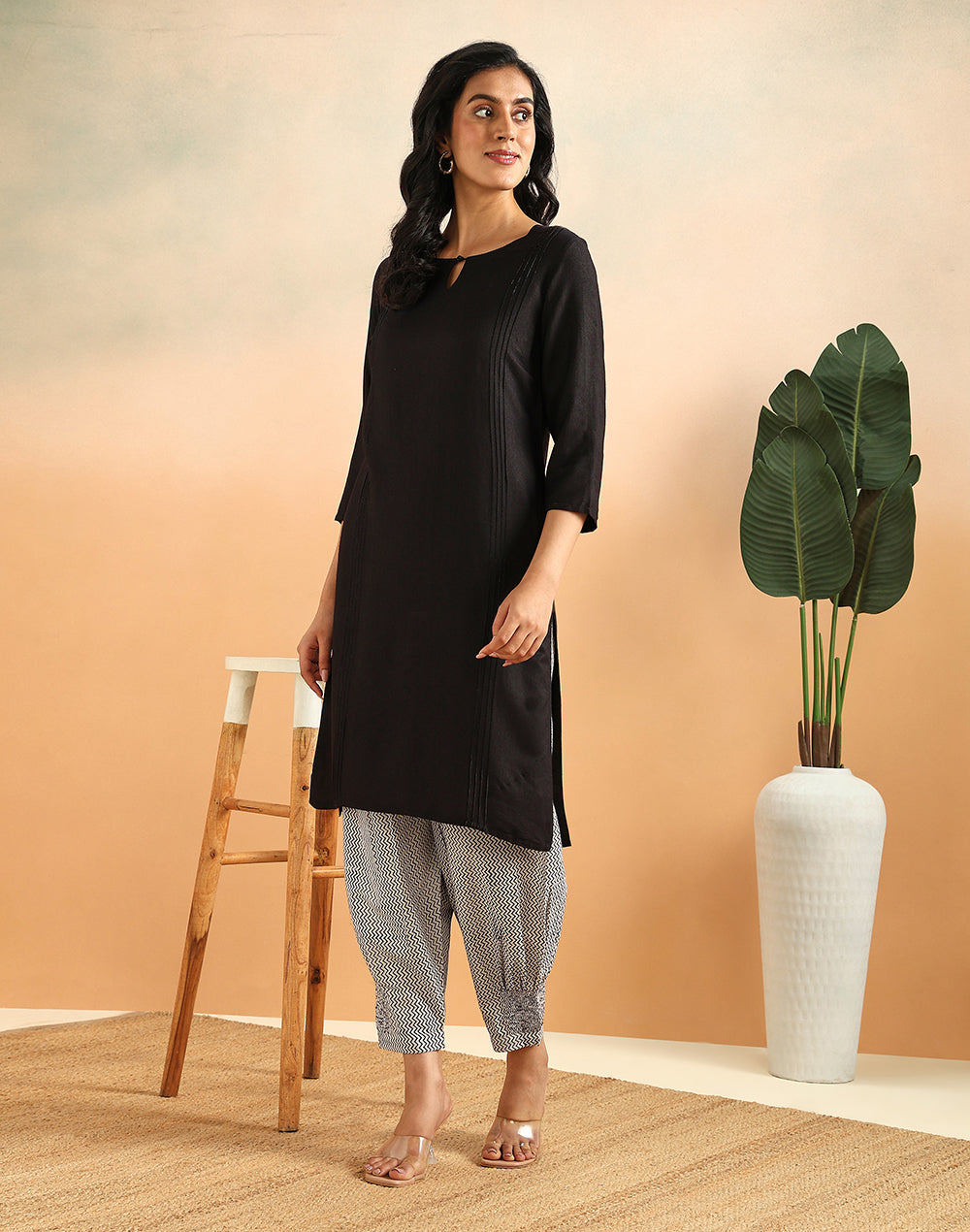 Natural Cotton Bagh Printed Salwar
