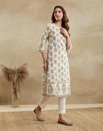 Natural Cotton Long Kurta