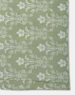 Green Roshni Printed Cotton Bed Sheet With Pillow Covers