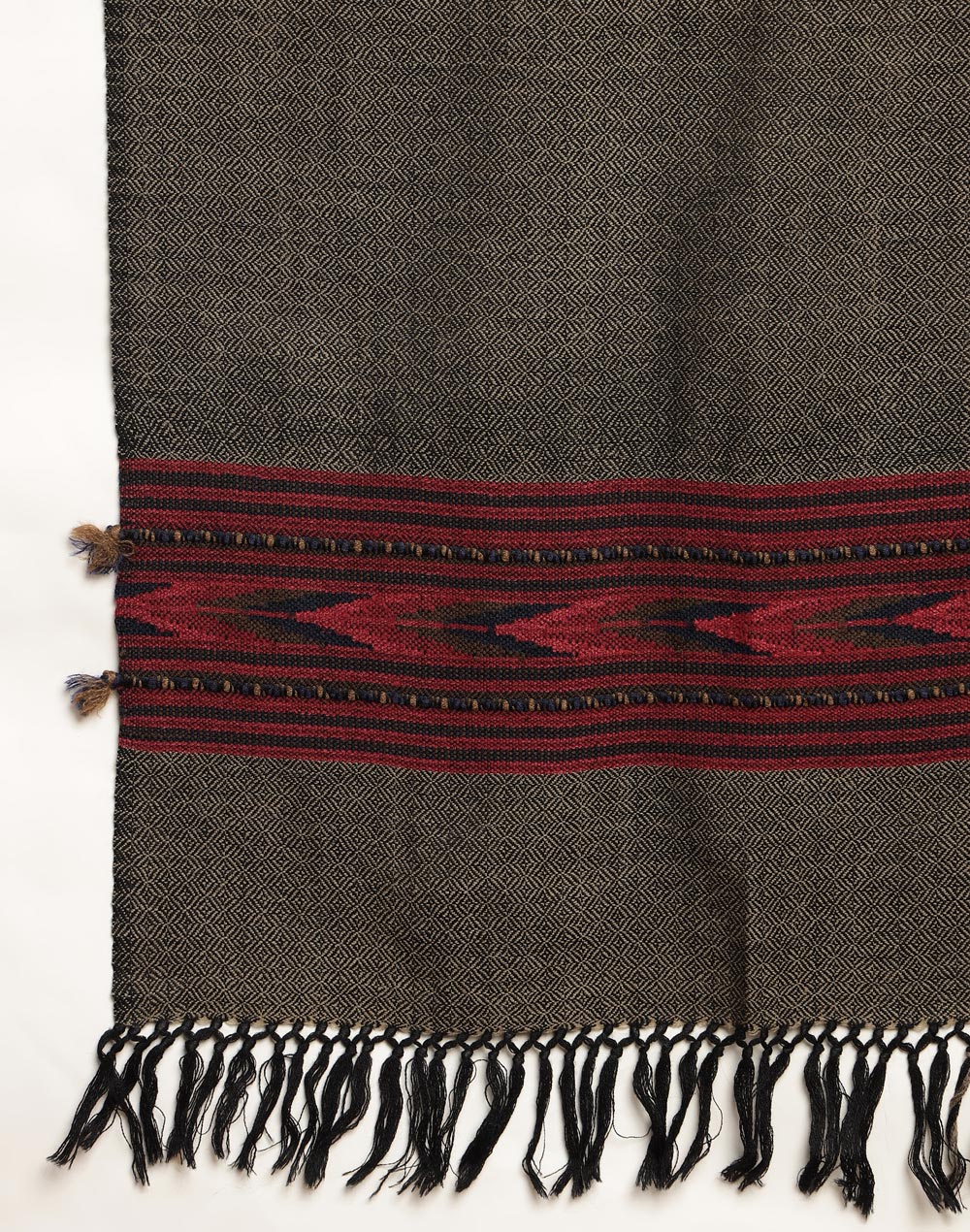 Beige Wool Shawl
