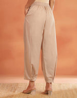 Beige Cotton Salwar