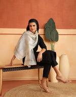 Natural Silk Blend Hand Woven Stole