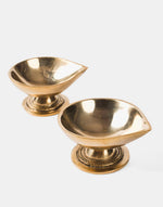 Padma Brass Diya | Set Of 2