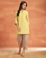 Beige Cotton Salwar