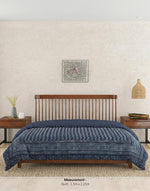 Indigo Nirali Printed Cotton Quilt