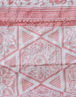 Red Iznik Cotton Quilt Printed Double