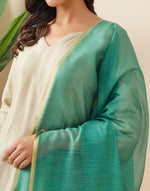 Green Silk Blend Dupatta