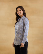 Beige Rayon Blend Allure Shirt