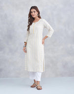 Offwhite Cotton Long Kurta