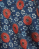 Indigo Viscose Blend Ajrakh Printed Stole