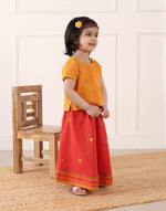 Pink Cotton Dobby 2pc Lehenga Set