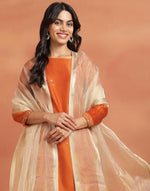 Natural Cotton Silk Blend Maheshwari Dupatta