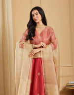 Beige Silk Dupatta